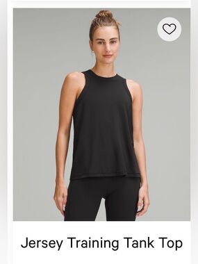 Lululemon jersey training tank top